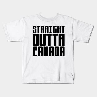 Straight Outta Canada Kids T-Shirt